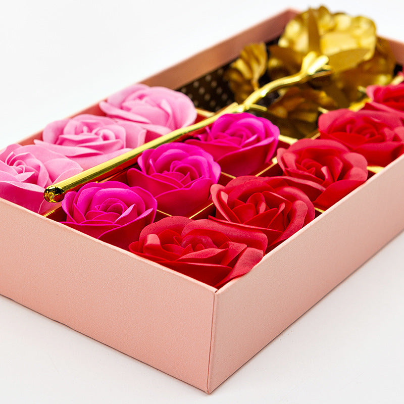 Rose Soap Flower Gift Box 12 Soap Flower Gift Box - NovaPick