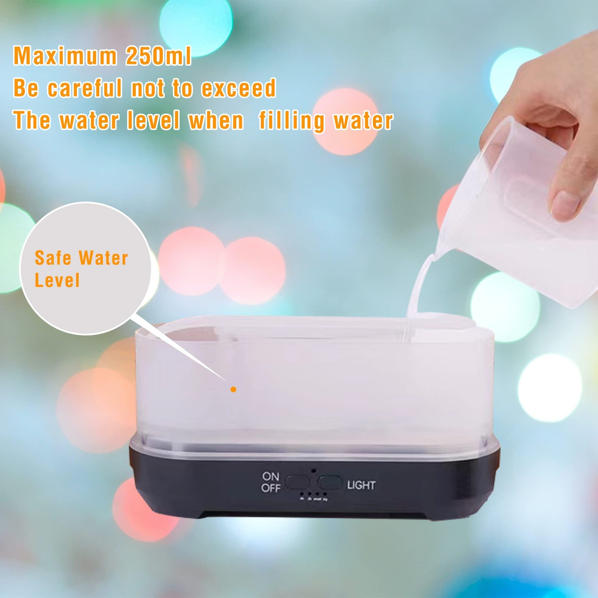 Christmas Snowflake Pattern Humidifier Household Colorful Aromatherapy Humidifier Atmosphere Colorful Diffuser - NovaPick
