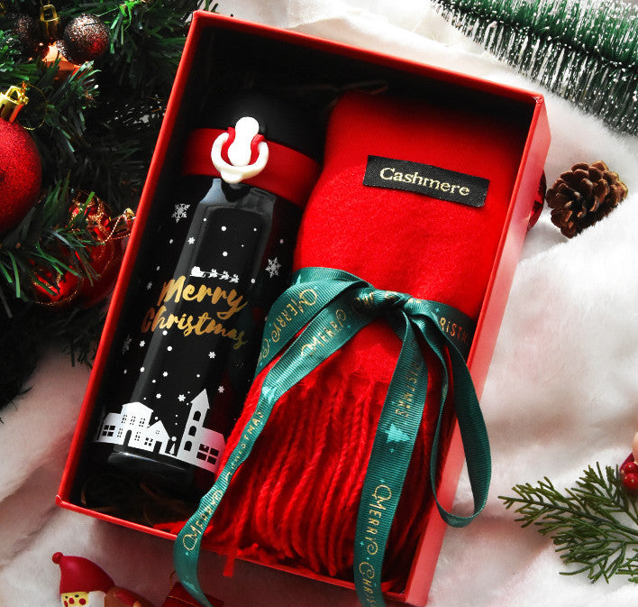 Christmas Female Thermos Cup Gift Box Set Birthday - NovaPick