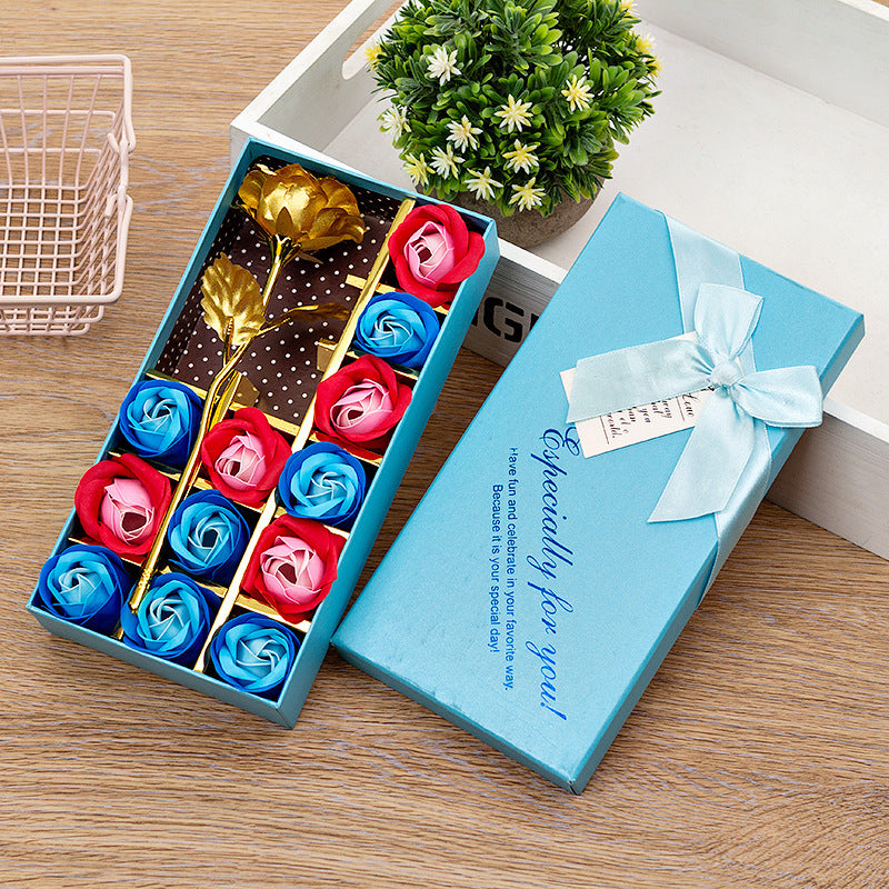 Rose Soap Flower Gift Box 12 Soap Flower Gift Box - NovaPick