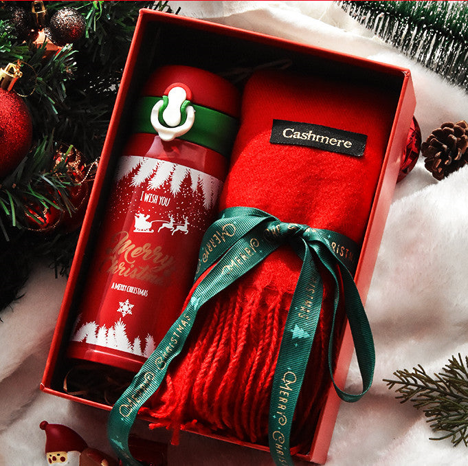Christmas Female Thermos Cup Gift Box Set Birthday - NovaPick