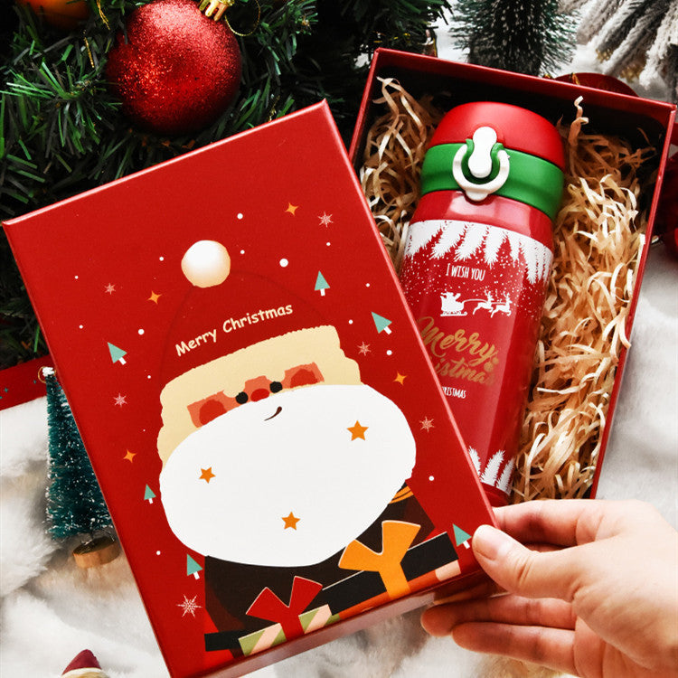Christmas Female Thermos Cup Gift Box Set Birthday - NovaPick