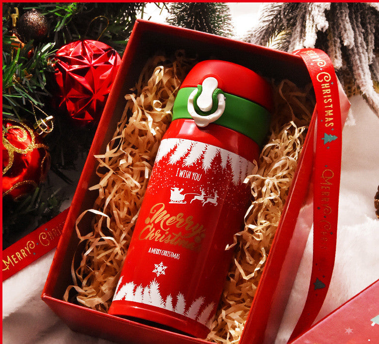 Christmas Female Thermos Cup Gift Box Set Birthday - NovaPick