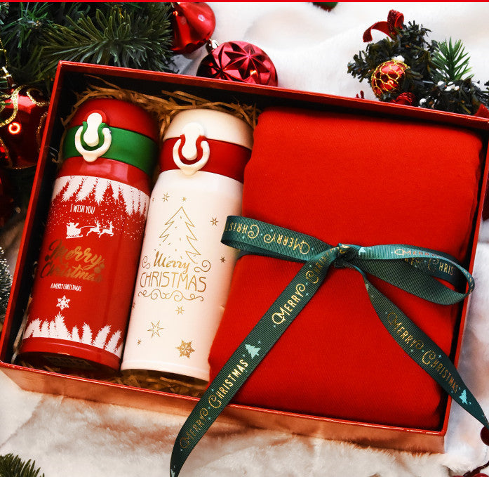 Christmas Female Thermos Cup Gift Box Set Birthday - NovaPick